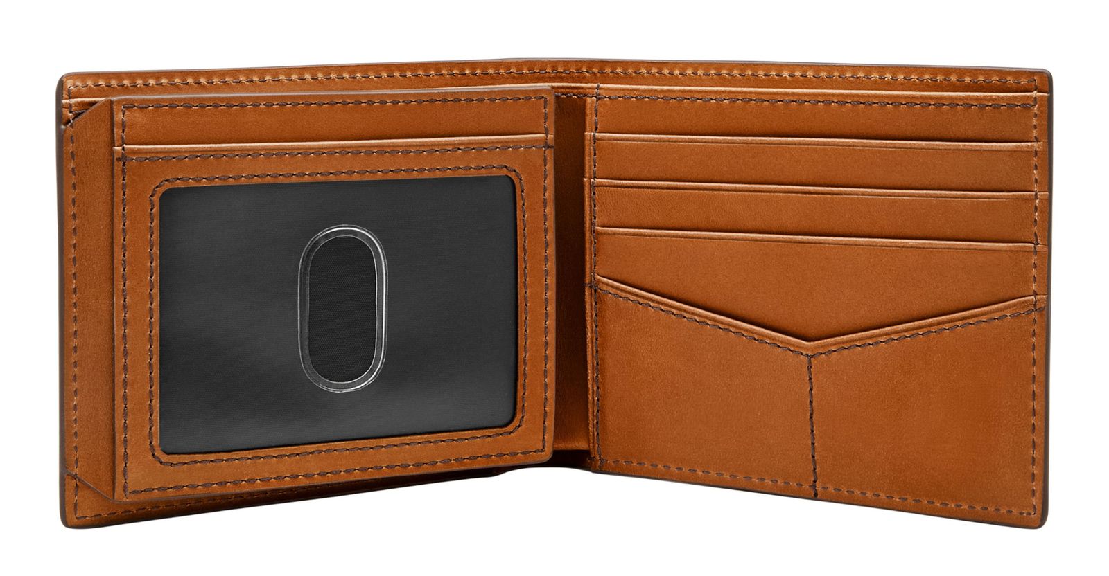 FOSSIL Derrick Flip ID Wallet Brown FOSSIL Derrick Flip ID Wallet Brown