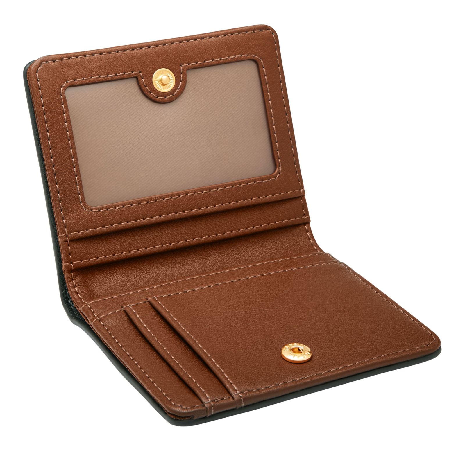 FOSSIL Logan RFID Small Bifold Green FOSSIL Logan RFID Small Bifold Green