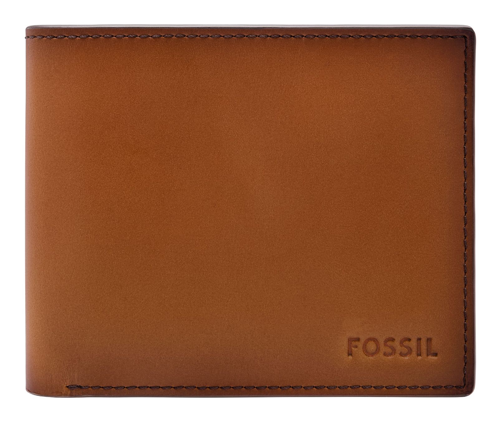 FOSSIL Derrick Coin Pocket Bifold Wallet Brown