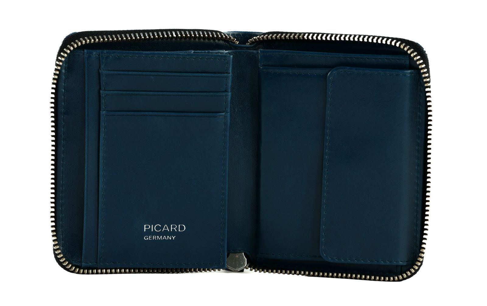 PICARD Peakline 1 Zip Around Wallet Deep Ocean PICARD Peakline 1 Zip Around Wallet Deep Ocean