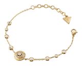 GUESS Sparks Guess Coin & Crystals Bracelet S Yellow Gold GUESS Sparks Guess Coin & Crystals Bracelet S Yellow Gold