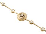 GUESS Sparks Guess Coin & Crystals Bracelet S Yellow Gold GUESS Sparks Guess Coin & Crystals Bracelet S Yellow Gold