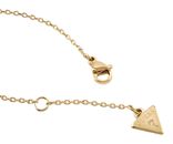 GUESS Love Bites 16-18" Embraced Hearts Necklace Yellow Gold