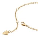 GUESS Love Bites 16-18" Pave Hearts Necklace Yellow Gold