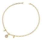 GUESS G Talisman 16-18" Pearly G Multi Charm Necklace Yellow Gold GUESS G Talisman 16-18" Pearly G Multi Charm Necklace Yellow Gold