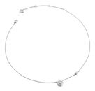 GUESS Sparks 16-18" Guess Coin Necklace Rhodium