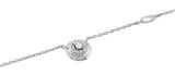 GUESS Sparks 16-18" Guess Coin Necklace Rhodium