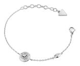 GUESS Sparks Guess Coin Bracelet Rhodium
