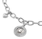 GUESS G Talisman Pearly G Multi Charm Bracelet S Rhodium