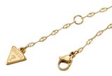 GUESS Sparks 16-18" Crystals Y Necklace Yellow Gold