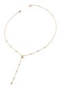 GUESS Sparks 16-18" Crystals Y Necklace Yellow Gold
