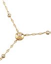 GUESS Sparks 16-18" Crystals Y Necklace Yellow Gold
