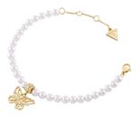 GUESS Borboleta Pearls Bracelet S Yellow Gold GUESS Borboleta Pearls Bracelet S Yellow Gold