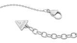 GUESS Marina 16-18" Marine Link Necklace Rhodium