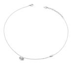 GUESS Marina 16-18" Marine Link Necklace Rhodium