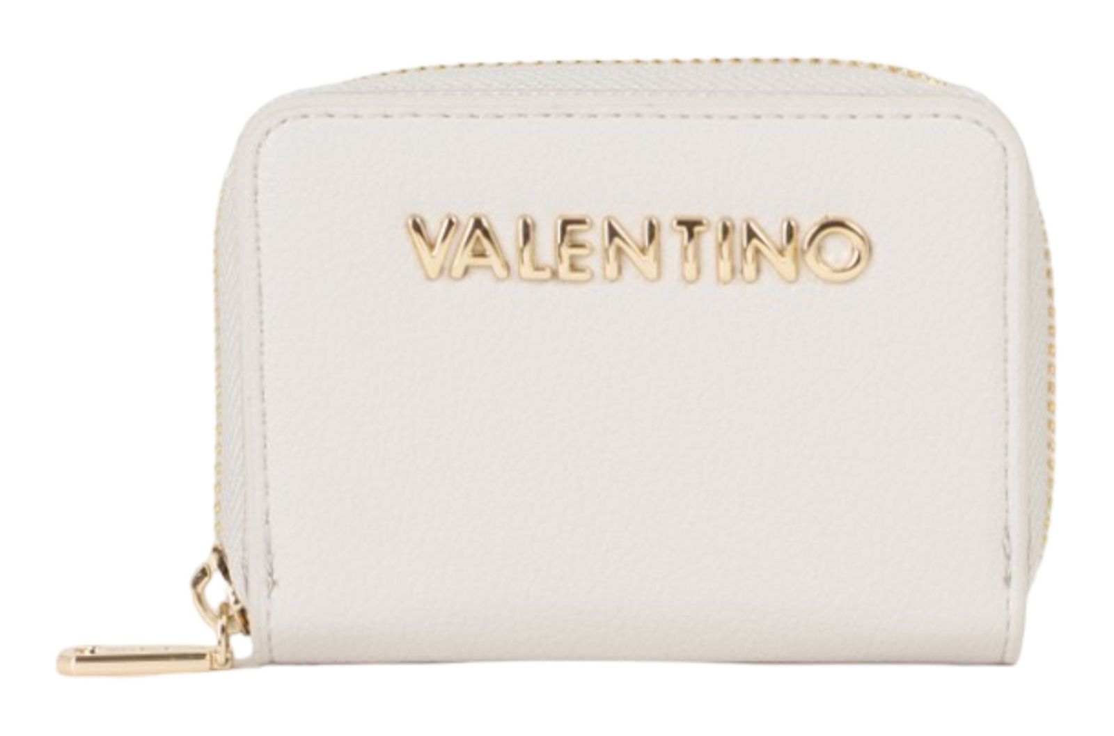 VALENTINO Leo Portafogli Zip Around Wallet Ecru / Multicolor
