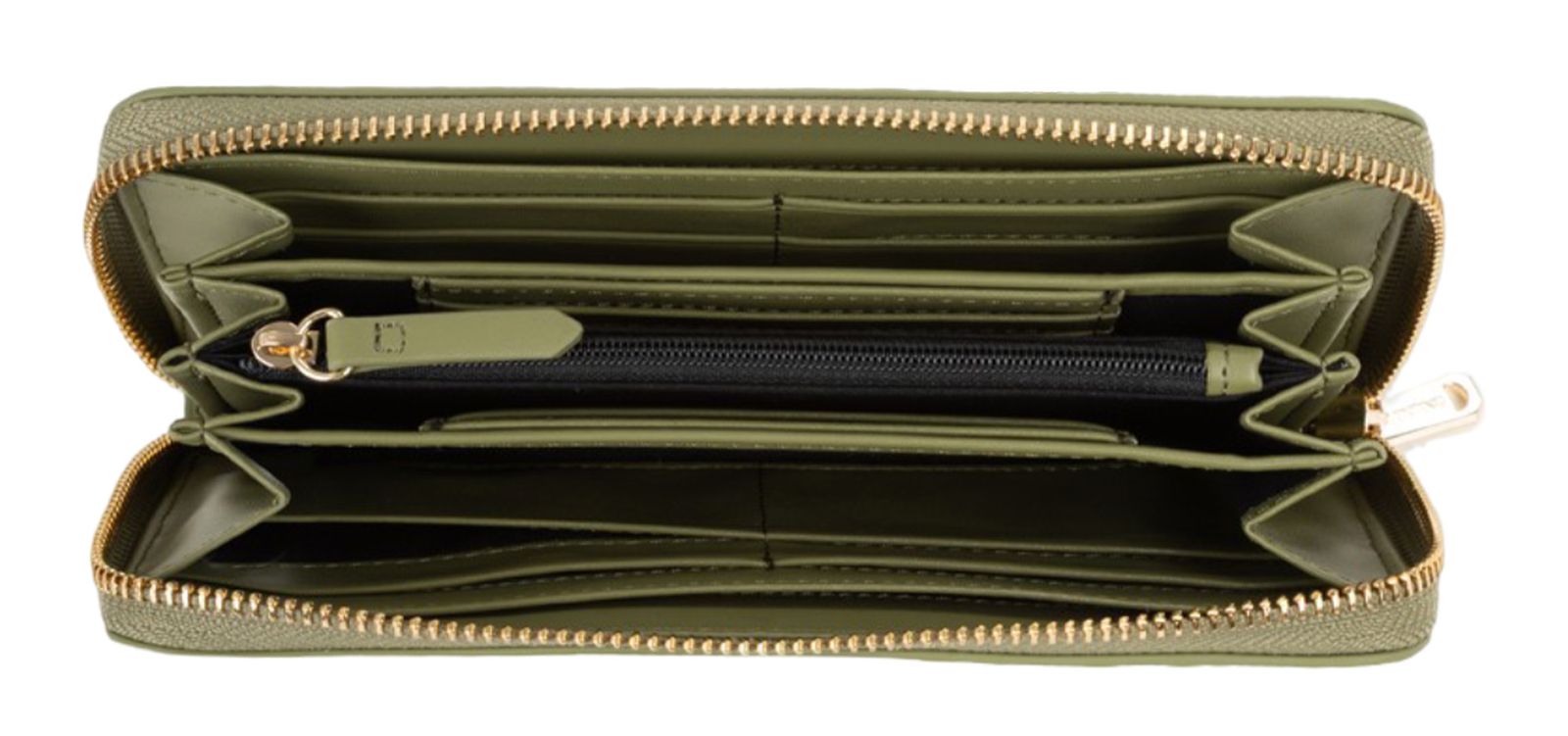 VALENTINO Donna Zip Around Wallet Oliva VALENTINO Donna Zip Around Wallet Oliva