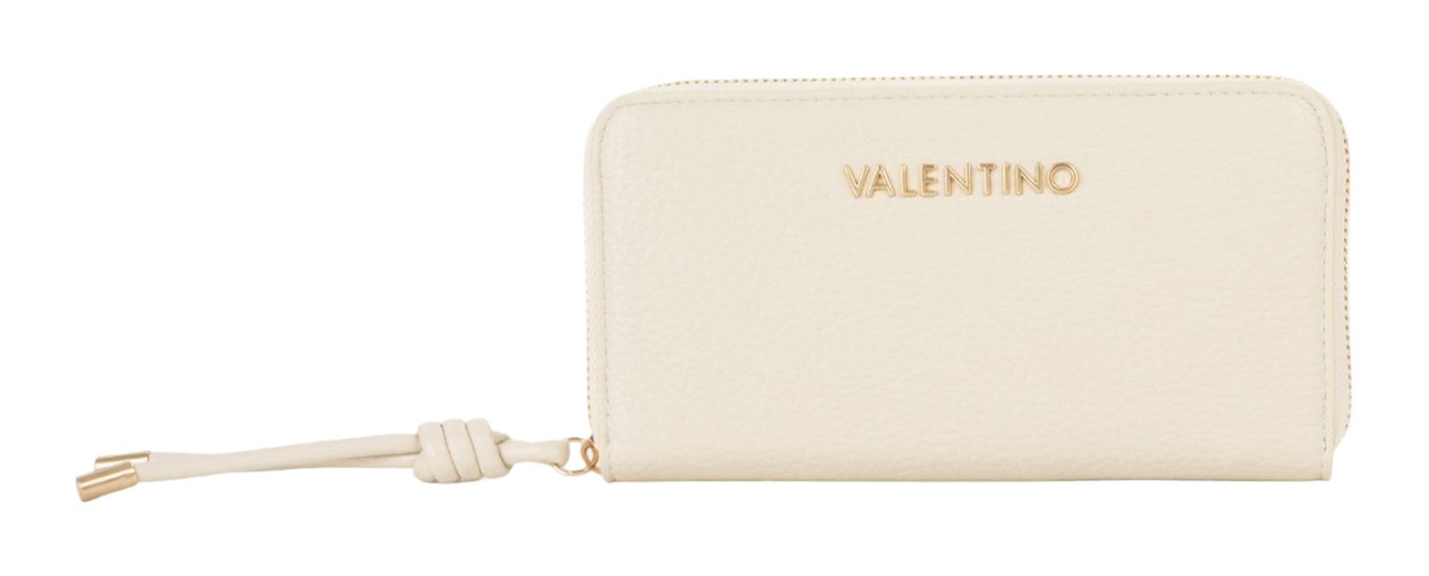 VALENTINO Saphira Zip Around Wallet Ecru