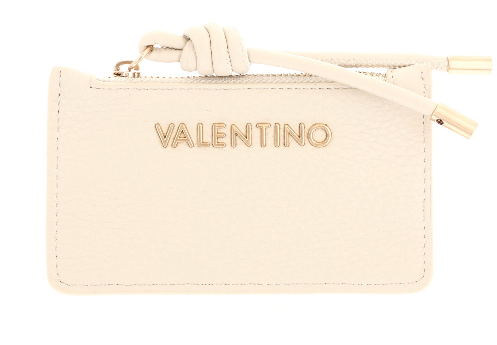 VALENTINO Saphira Zip Around Wallet Ecru