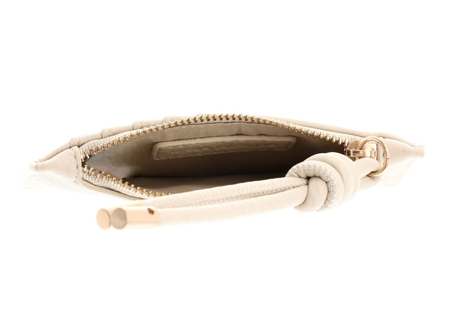VALENTINO Saphira Zip Around Wallet Ecru VALENTINO Saphira Zip Around Wallet Ecru