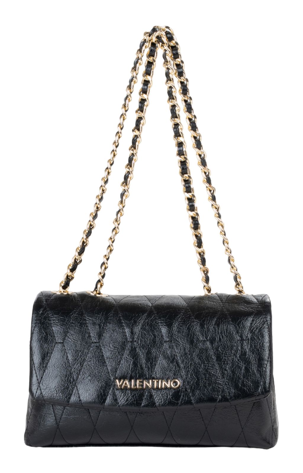 VALENTINO Crystelle Flap Bag Nero
