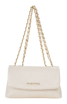 VALENTINO Crystelle Flap Bag Ecru