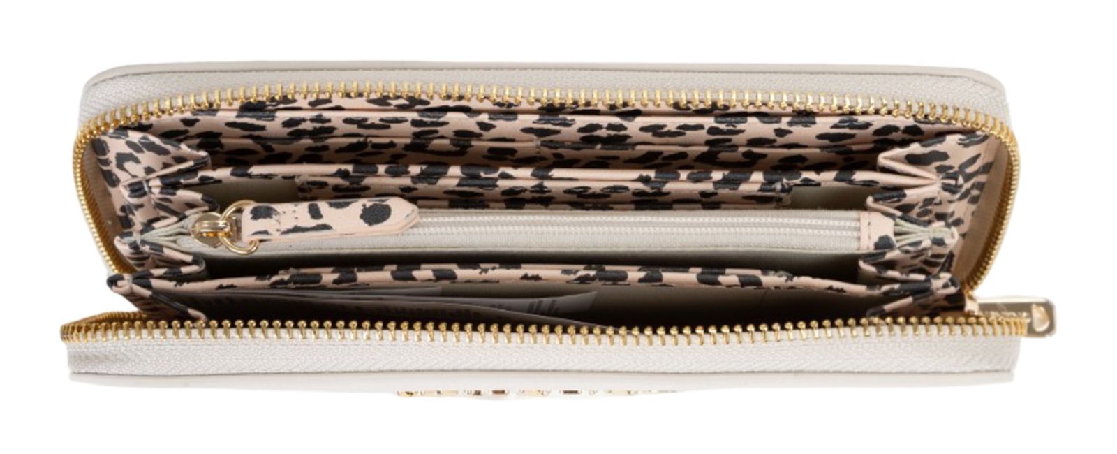 VALENTINO Leo Zip Around Wallet Ecru / Multi VALENTINO Leo Zip Around Wallet Ecru / Multi