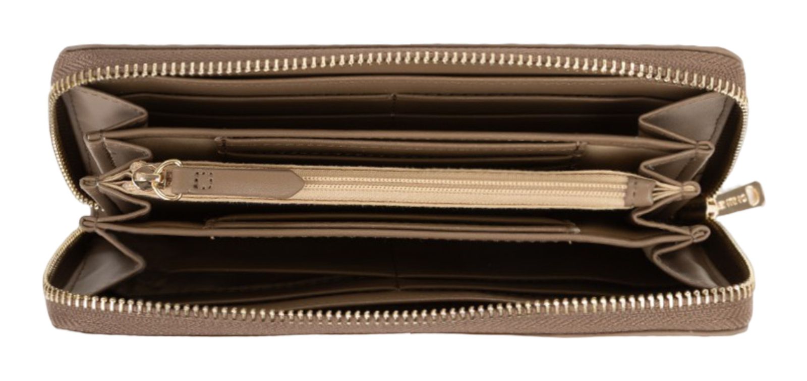 VALENTINO Donna Zip Around Wallet Beige VALENTINO Donna Zip Around Wallet Beige