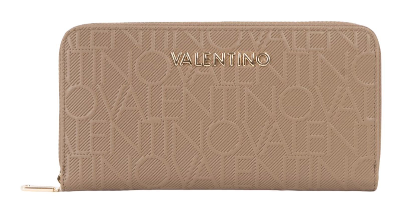 VALENTINO Donna Zip Around Wallet Beige