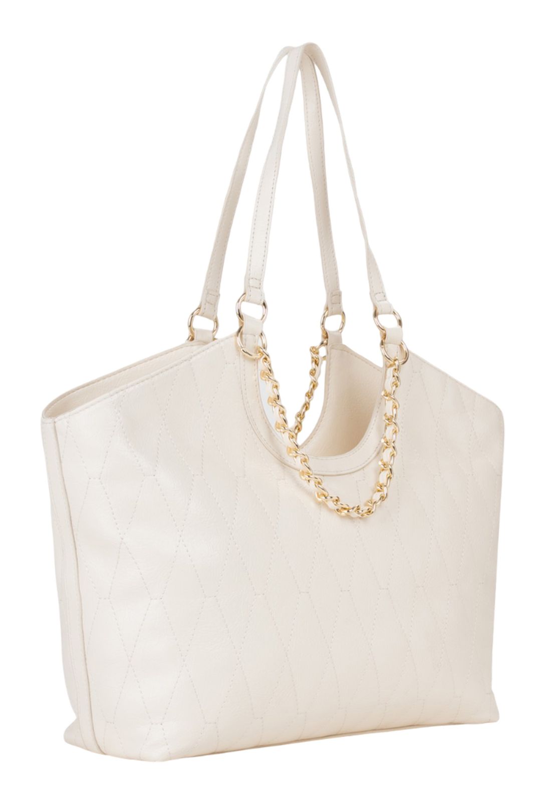 VALENTINO Crystelle Shopping Bag Ecru VALENTINO Crystelle Shopping Bag Ecru