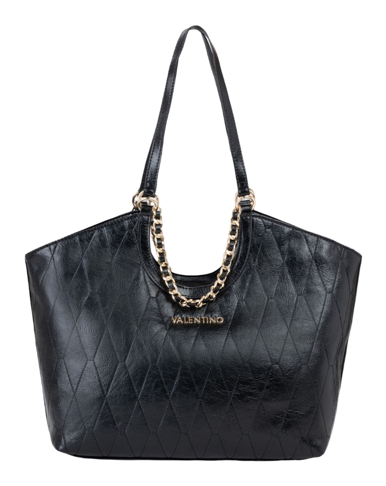 VALENTINO Crystelle Shopping Bag Nero