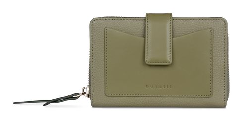 bugatti Viola Ladies Zip Wallet M Green bugatti Viola Ladies Zip Wallet M Green