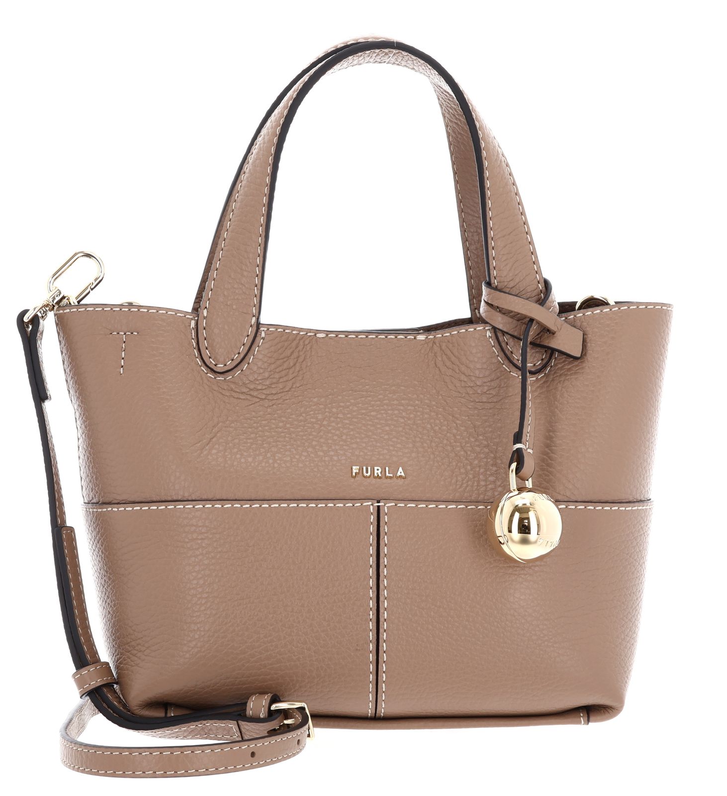 FURLA Primrose Mini Tote Bag Toffee