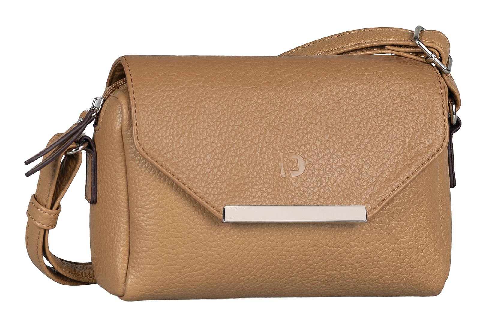 TOM TAILOR Yadira Flap Bag S Camel