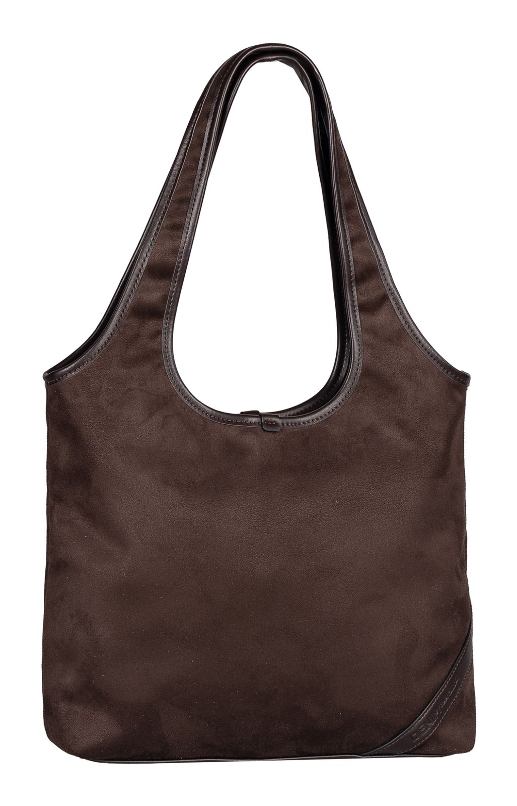 TOM TAILOR Lidora Zip Tote Bag L Dark Brown