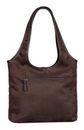 TOM TAILOR Lidora Zip Tote Bag L Dark Brown TOM TAILOR Lidora Zip Tote Bag L Dark Brown