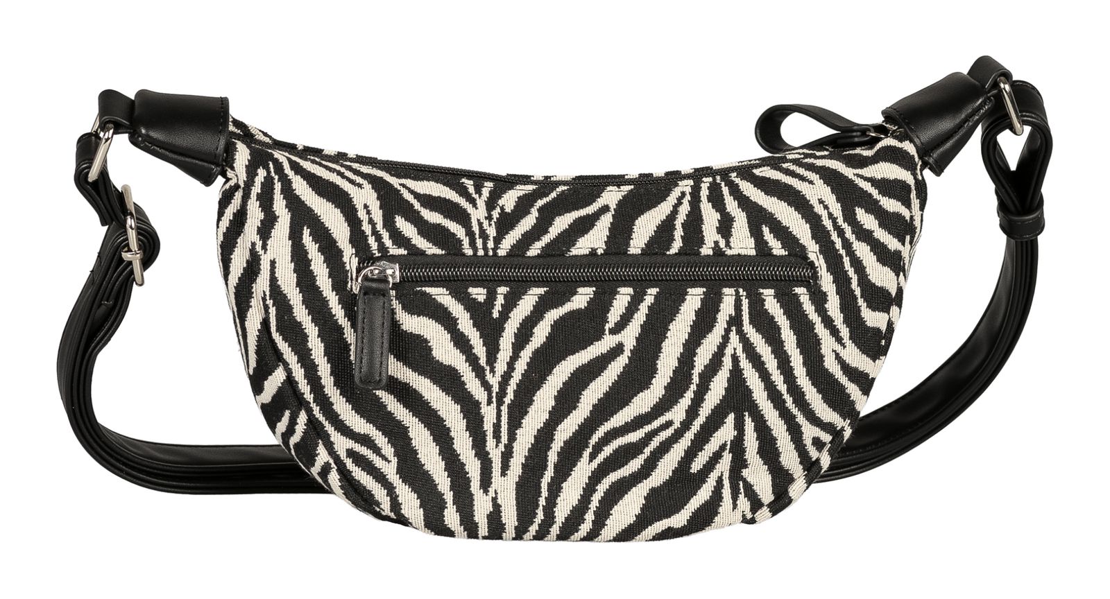 TOM TAILOR Liriel Zebra Crossbody Bag M Animal Black TOM TAILOR Liriel Zebra Crossbody Bag M Animal Black
