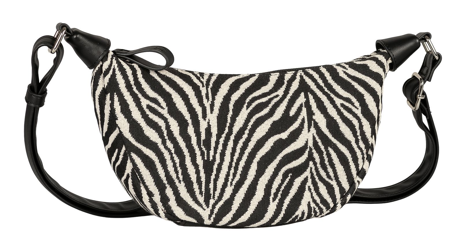 TOM TAILOR Liriel Zebra Crossbody Bag M Animal Black