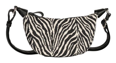 TOM TAILOR Liriel Zebra Crossbody Bag M Animal Black TOM TAILOR Liriel Zebra Crossbody Bag M Animal Black