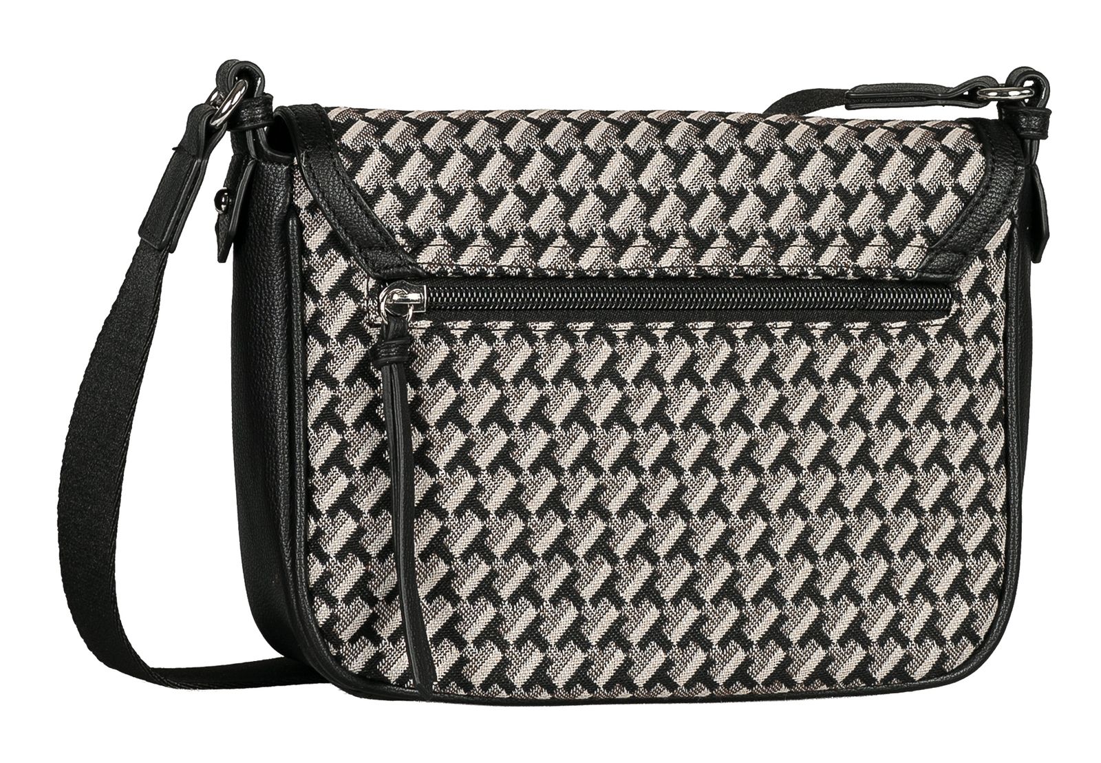 TOM TAILOR Lanika Saddle Bag Mixed Black TOM TAILOR Lanika Saddle Bag Mixed Black