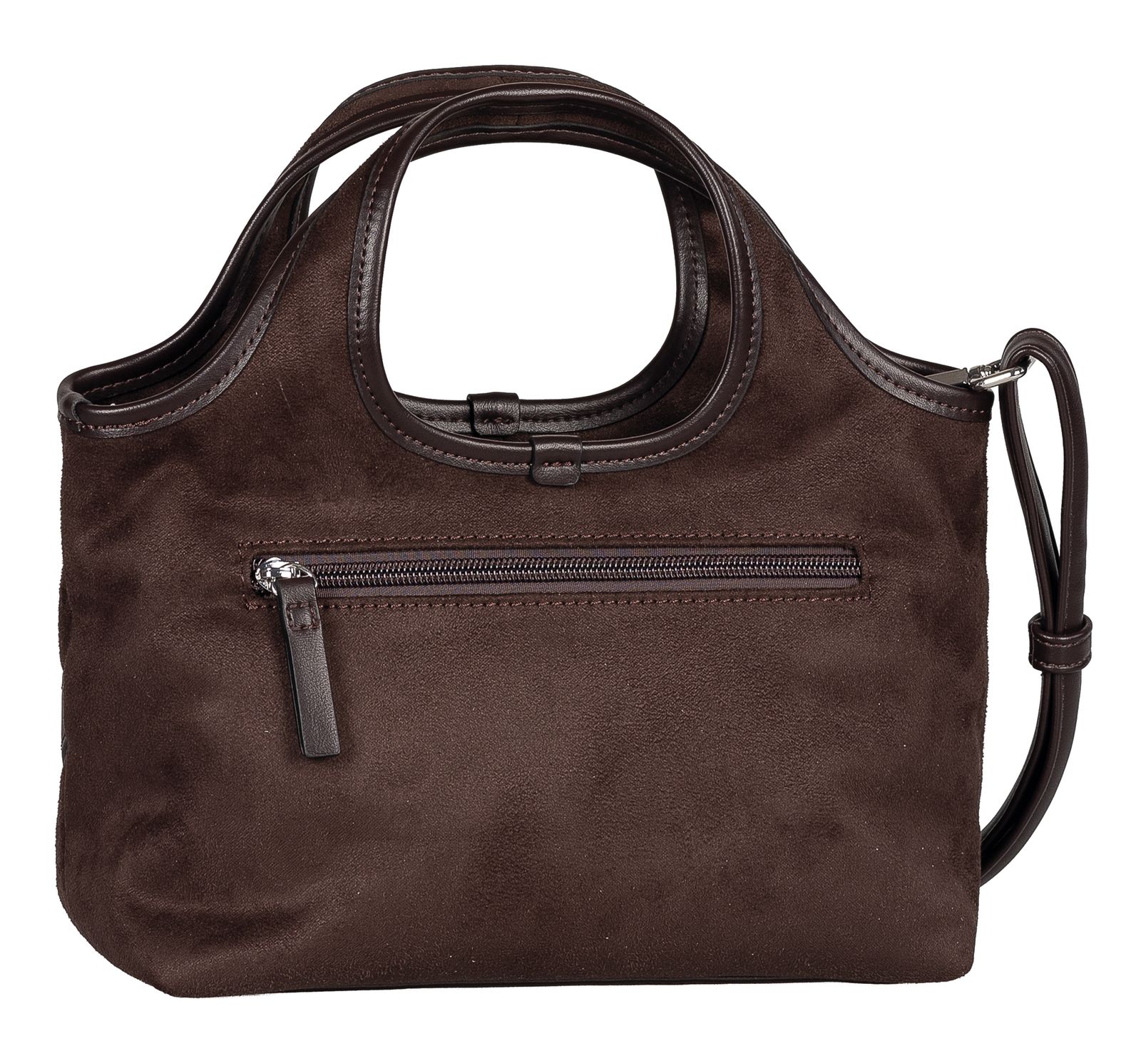 TOM TAILOR Lidora Zip Shopper S Dark Brown TOM TAILOR Lidora Zip Shopper S Dark Brown