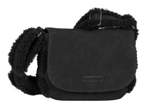 TOM TAILOR Neela Saddle Bag Black TOM TAILOR Neela Saddle Bag Black