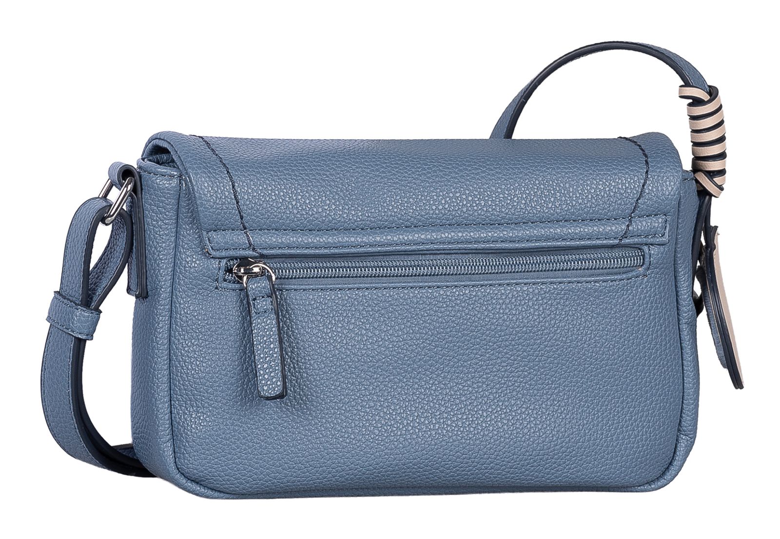 TOM TAILOR Irida Flap Bag S Mid Blue TOM TAILOR Irida Flap Bag S Mid Blue