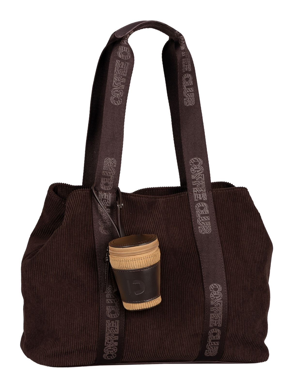 TOM TAILOR Cortini Zip Shopper L Dark Brown