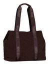 TOM TAILOR Cortini Zip Shopper L Dark Brown TOM TAILOR Cortini Zip Shopper L Dark Brown