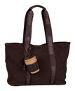 TOM TAILOR Cortini Zip Shopper L Dark Brown TOM TAILOR Cortini Zip Shopper L Dark Brown