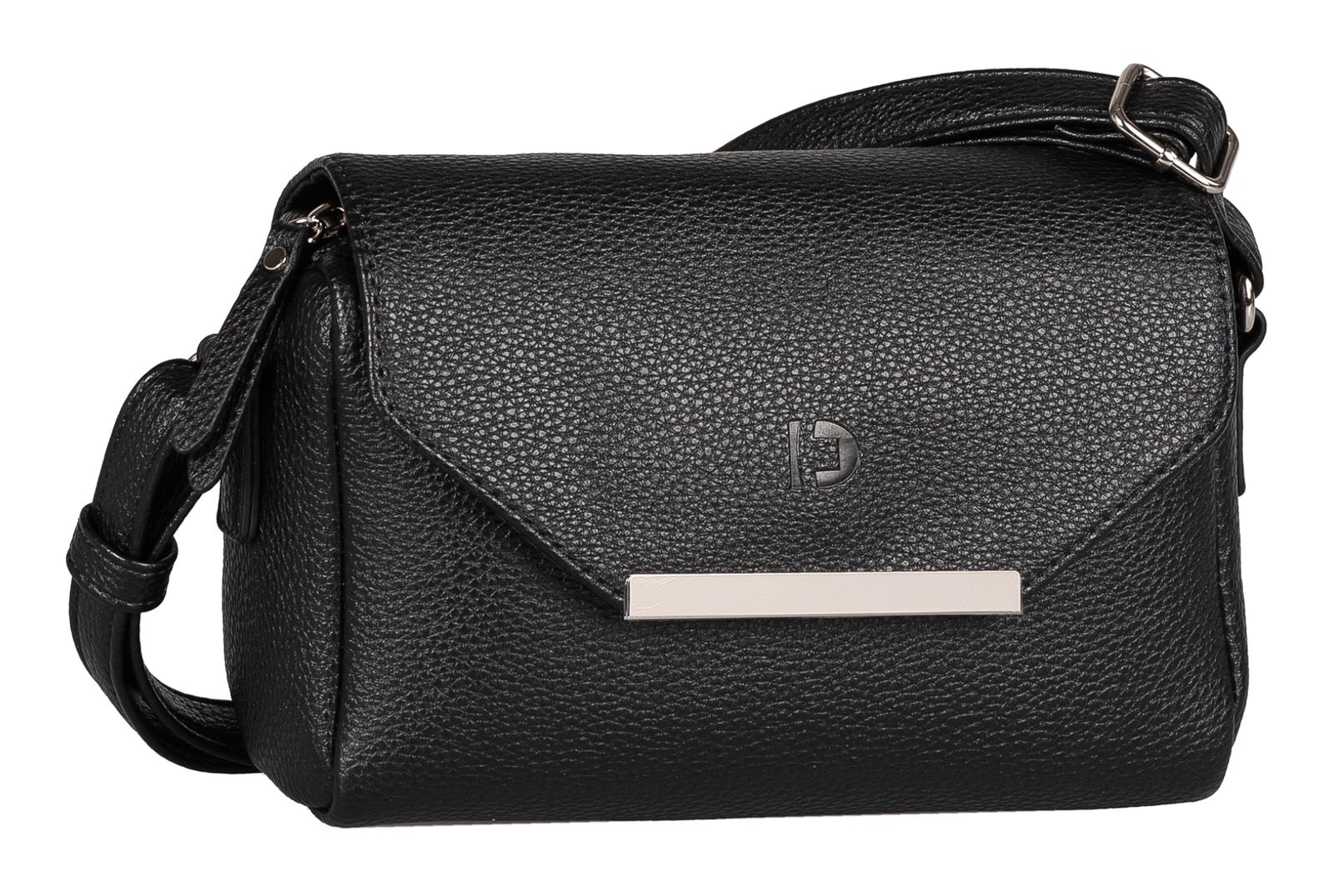 TOM TAILOR Yadira Flap Bag S Black