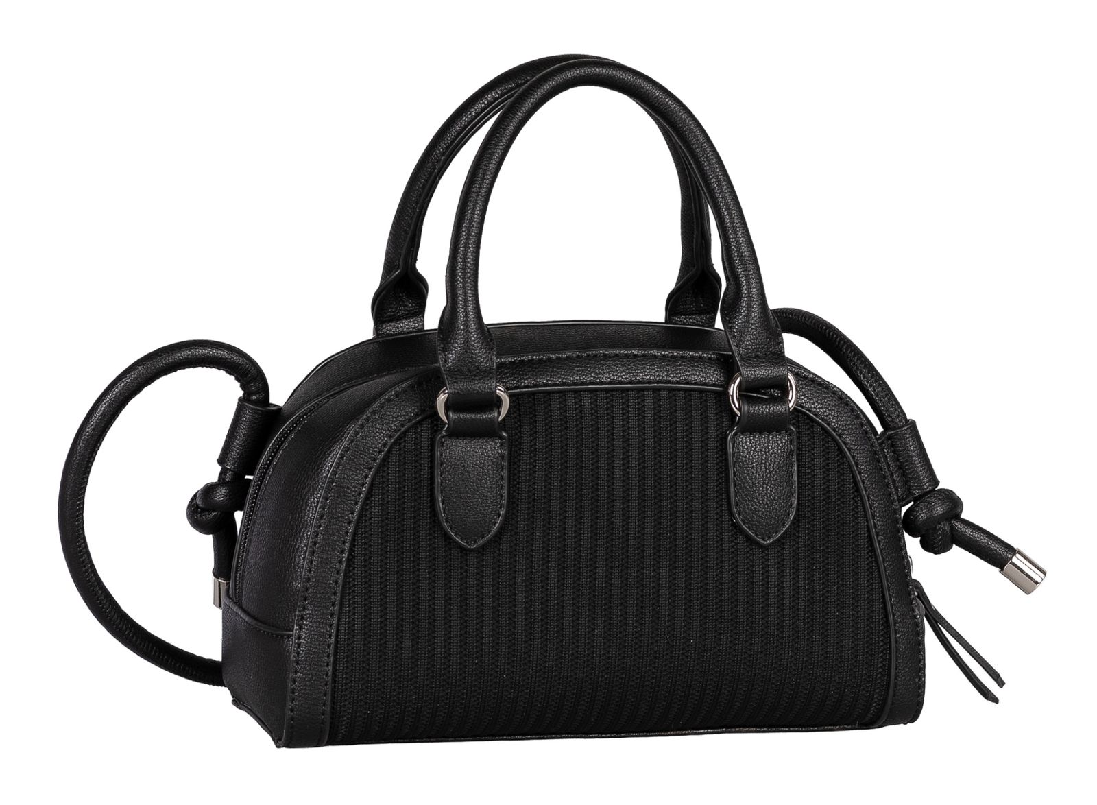 TOM TAILOR Madelyn Zip Shopper S Mixed Black TOM TAILOR Madelyn Zip Shopper S Mixed Black