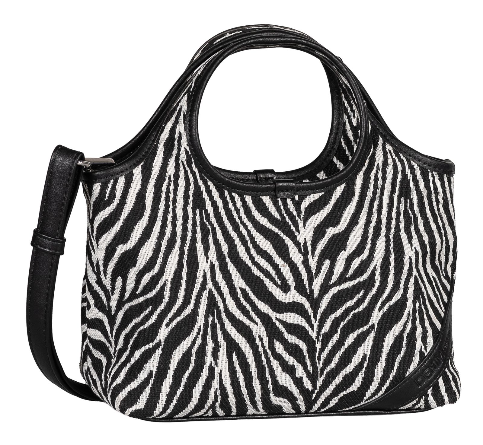 TOM TAILOR Lidora Zip Shopper S Animal Black