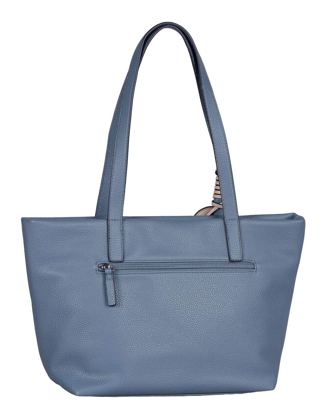 TOM TAILOR Irida Zip Shopper L Mid Blue TOM TAILOR Irida Zip Shopper L Mid Blue